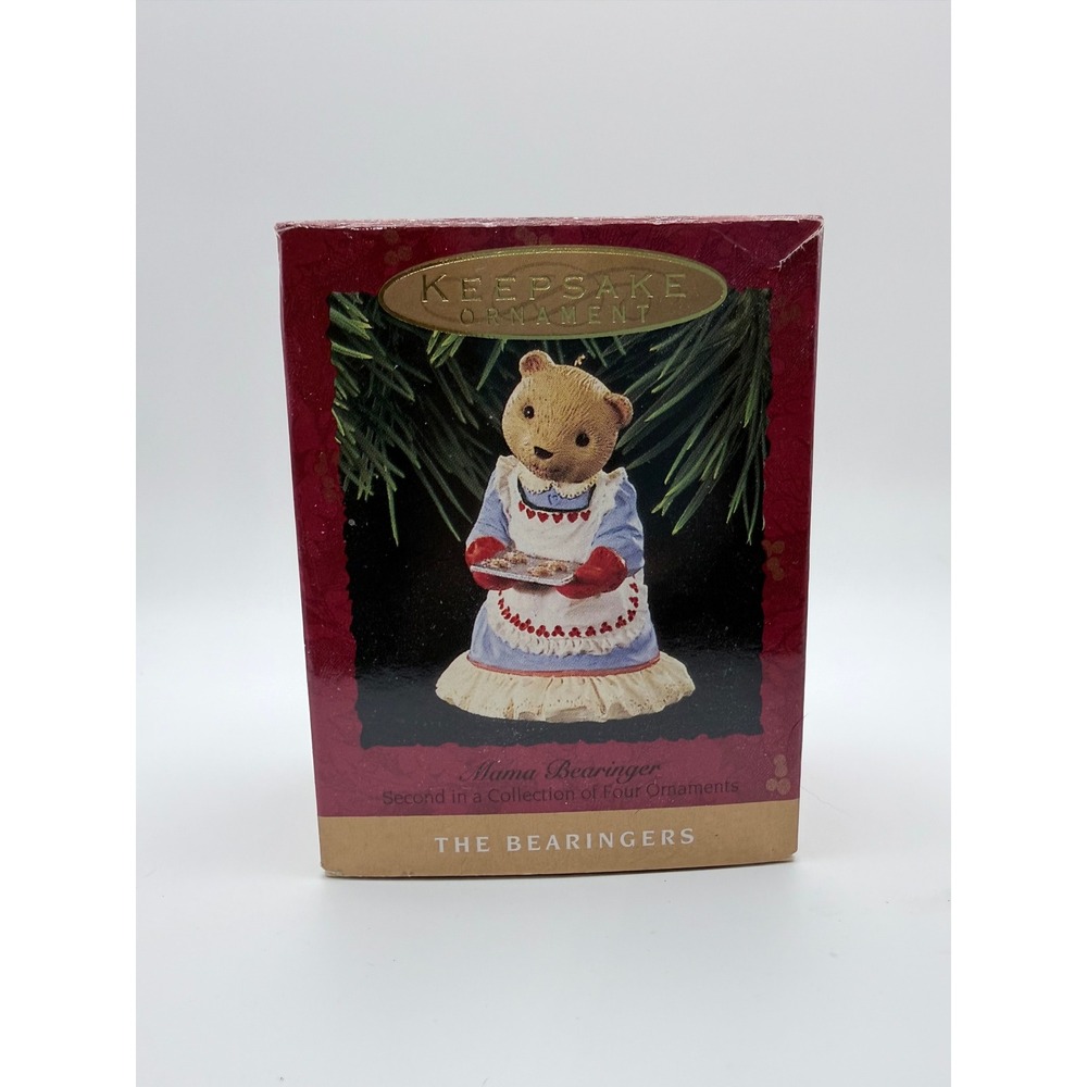 The Bearingers Mama‎ Bear Christmas Ornament Hallmark 1993 Collectible Keepsake